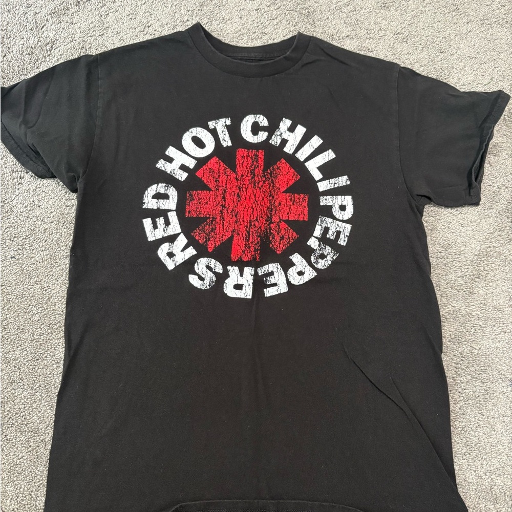 Red Hot Chili Peppers Black T-Shirt Men’s Size M Worn